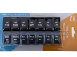 Twice A Day Weekly Pill Box Reminder (SBC)